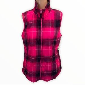 Made for Life Cozy Fleece Plaid Vest